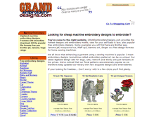 Tablet Screenshot of grandembroiderydesigns.com